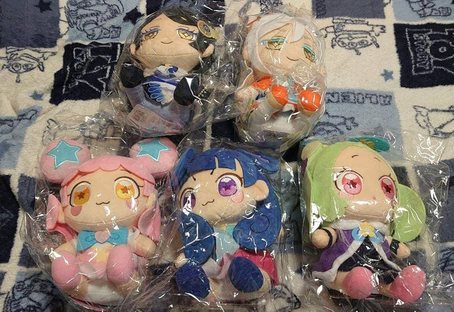 Amazon.co.jp: プリチャン マスコットぬいぐるみ 5種フルセット Z