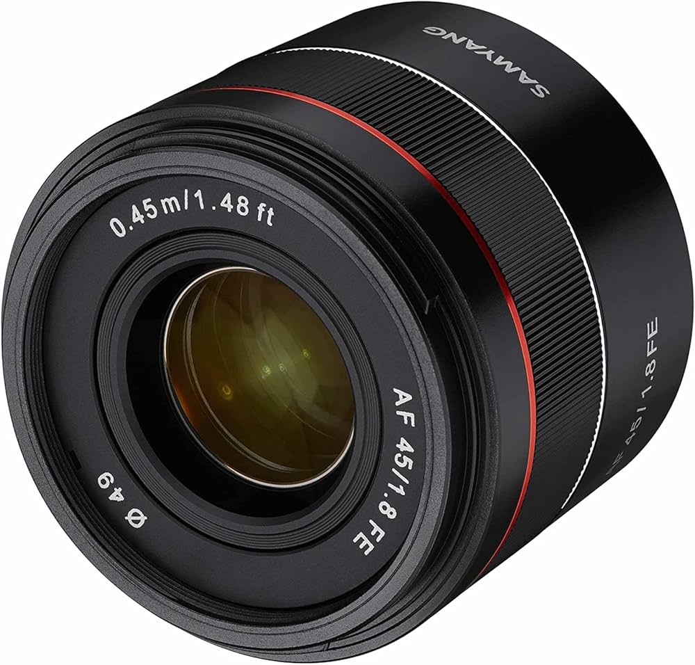 Amazon.co.jp: SAMYANG 単焦点標準レンズ AF 45mm F1.8 FE ソニーαE用