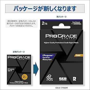 Amazon | ProGrade Digital CFexpress 4.0 Type B GOLD 1TB メモリー