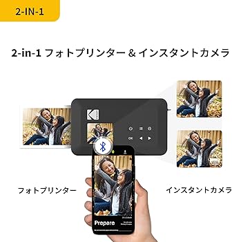 Amazon | コダック KODAK Mini Shot 2 レトロ 4PASS 2-in-1
