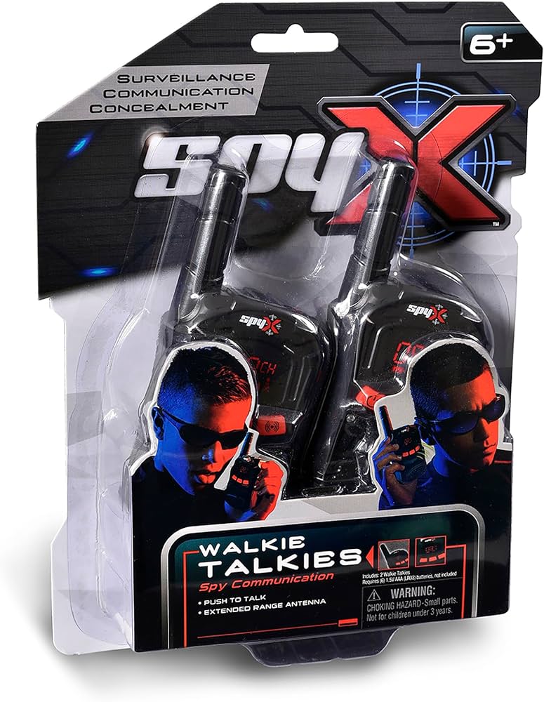 Amazon.com: MukikiM SpyX / Spy Walkie Talkies - Made for small