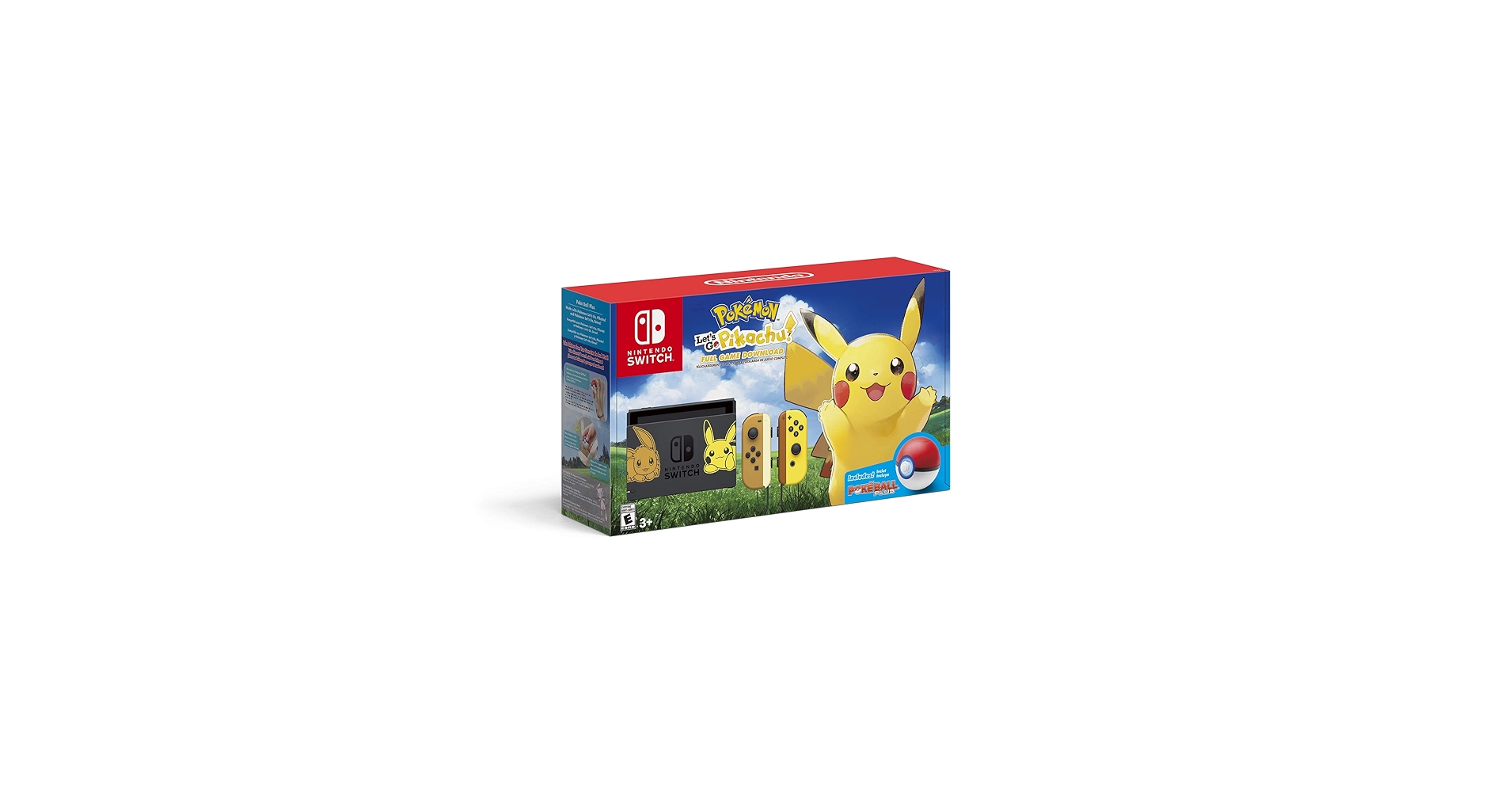 Amazon.com: Nintendo Switch Console Bundle- Pikachu & Eevee