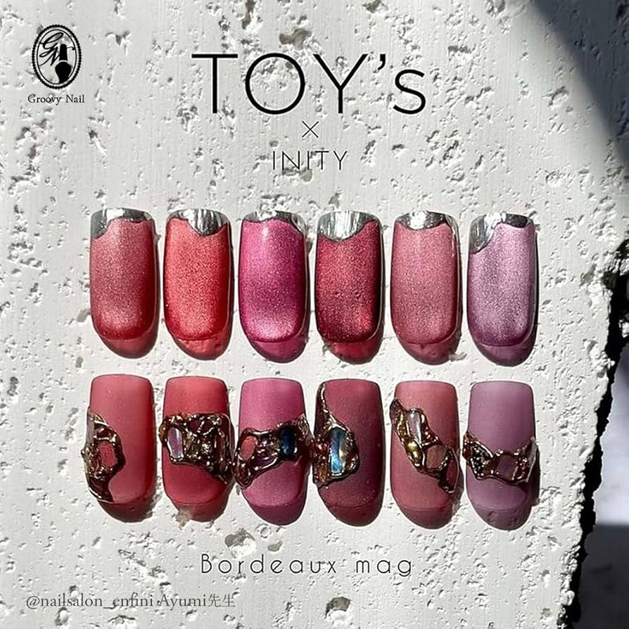 Amazon | TOY's × INITY ボルドーマグ 7ml 全6色 ジェルネイル