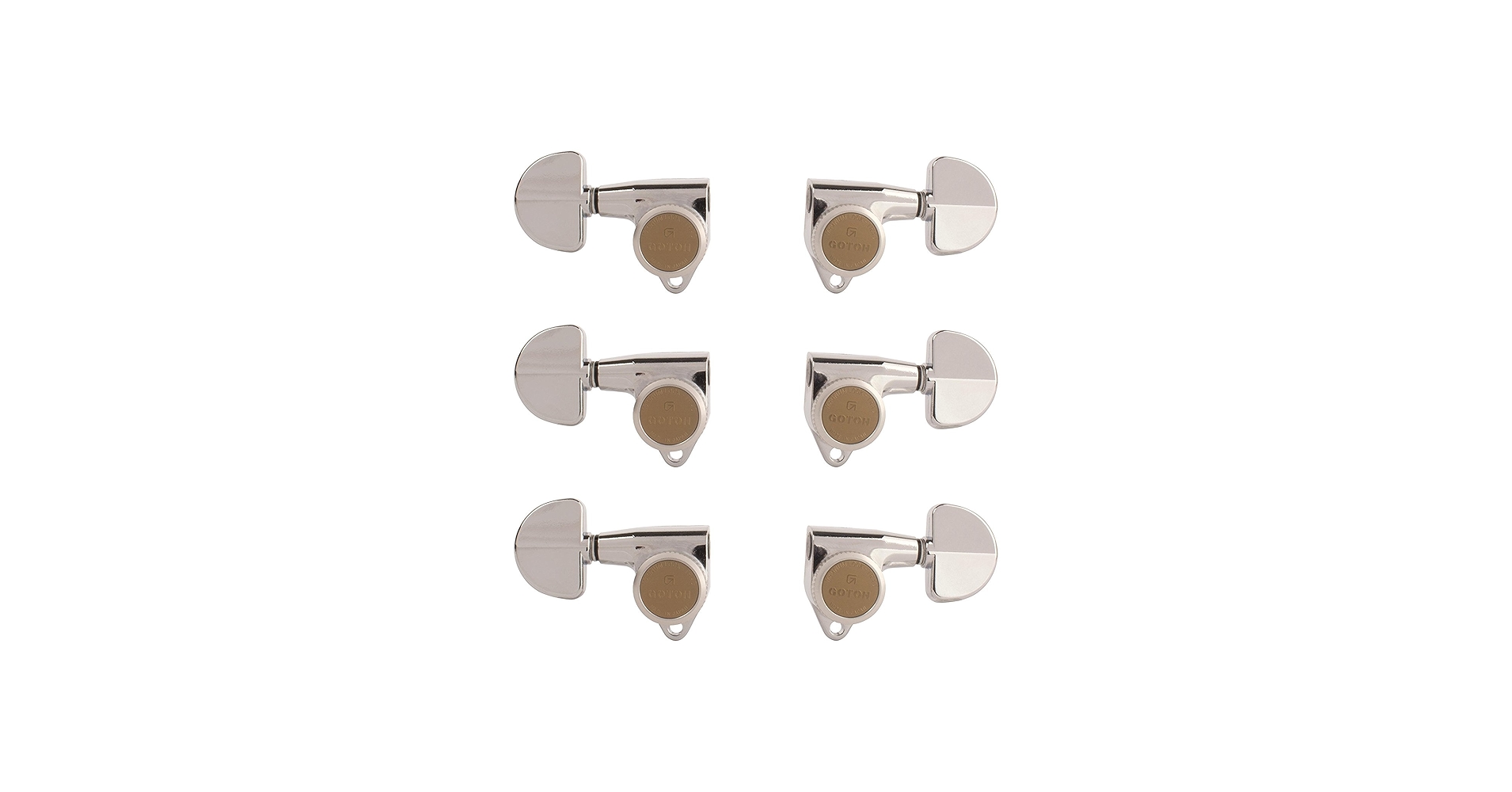 Amazon.com: Gotoh Magnum Lock-Trad 3+3 Guitar Tuners, Chrome