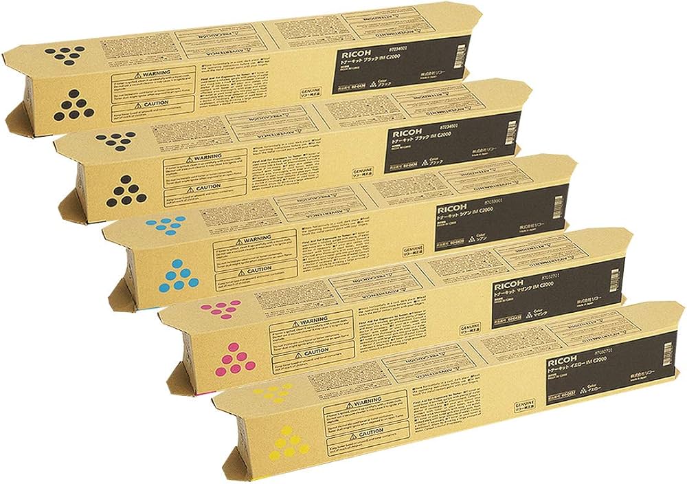 Amazon | RICOH 純正 トナーキット IM C2000 5本セット (ブラック× 2