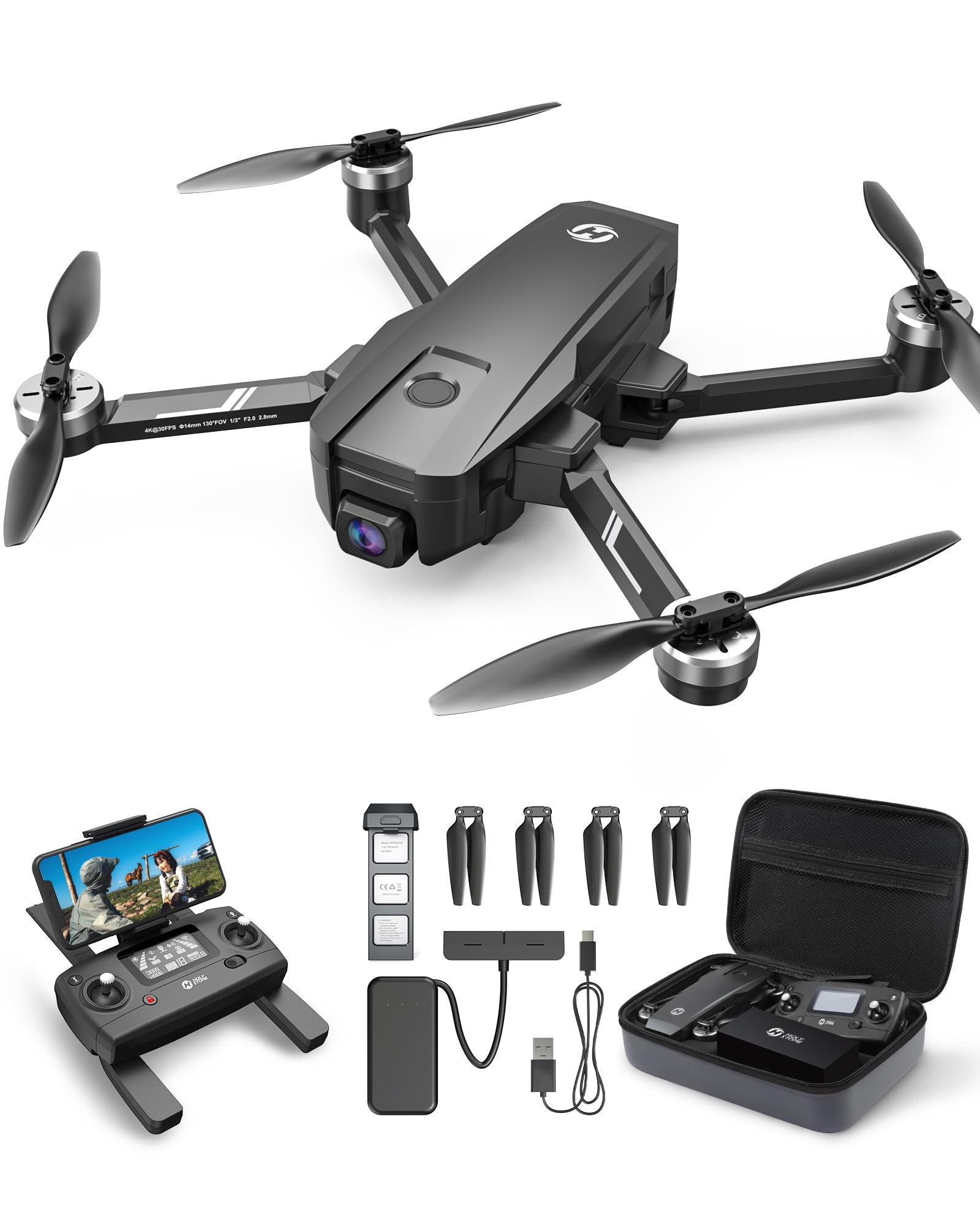 Amazon.co.jp: Holy Stone ドローン カメラ付き 屋外 GPS搭載 リモート