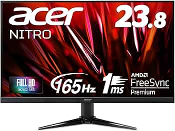 Acer QG241YM3bmiipx ゲーミングモニター180HZ ゲーミングモニター