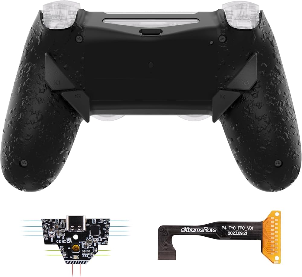 Amazon.co.jp: eXtremeRate ps4 slim proコントローラーJDM-040/050