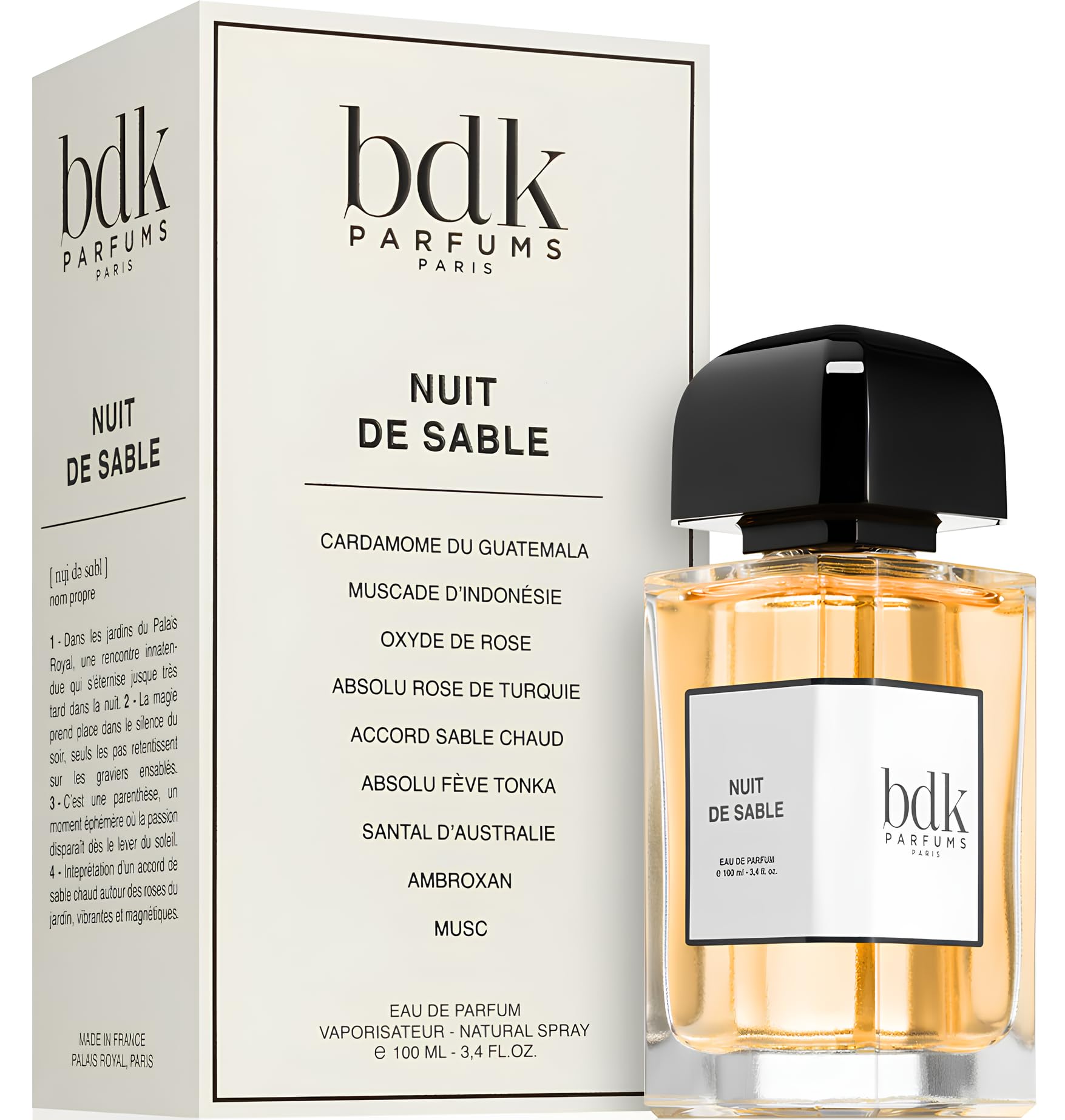 Amazon.com : Bdk Parfums Nuit De Sable Eau De Parfum Spray, 3.4