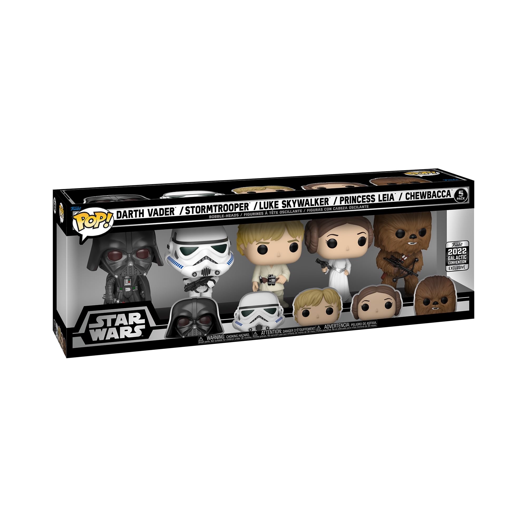 Funko Pop! Vinyl: Star Wars - Darth Vader, Stormtrooper, Luke