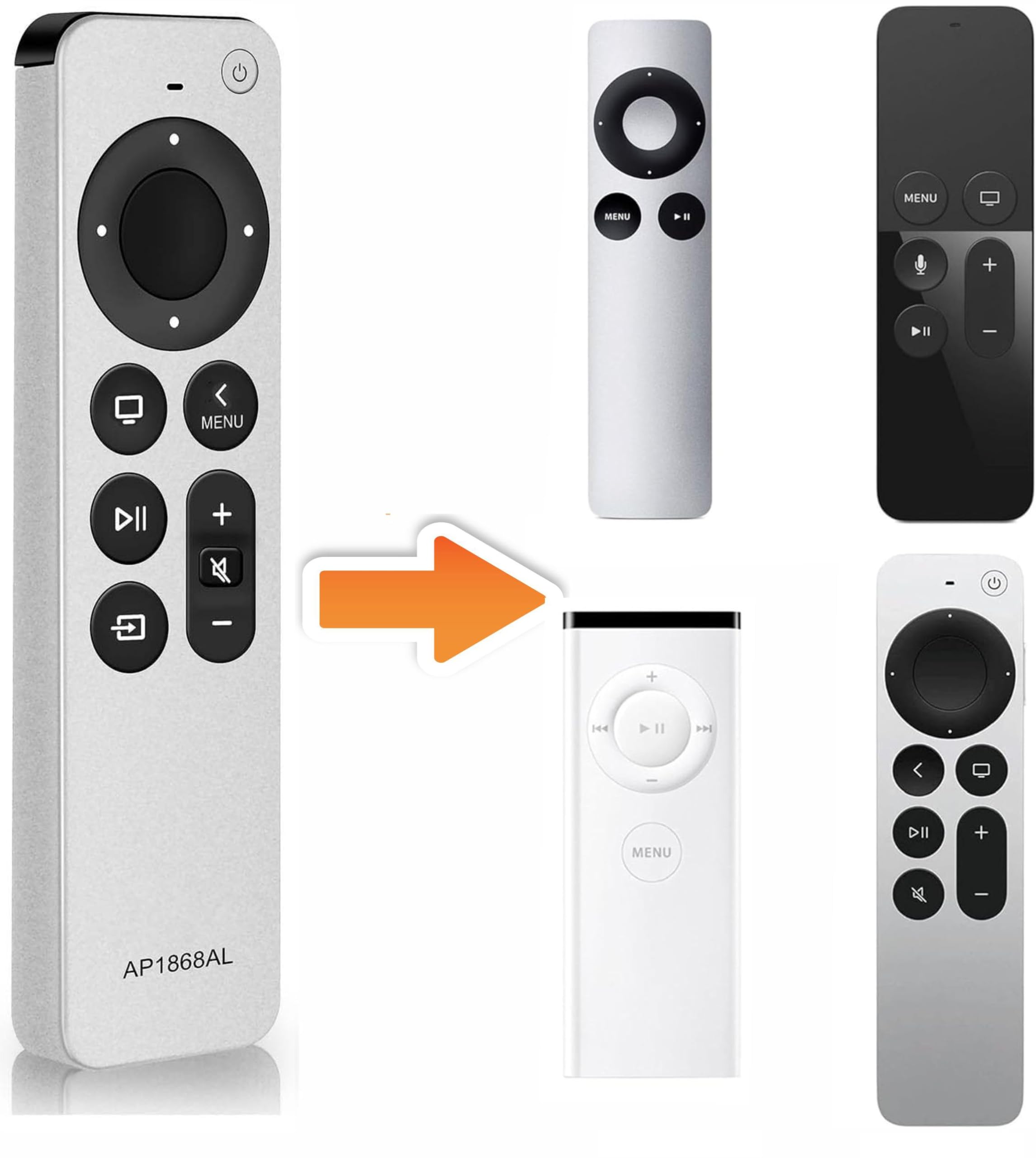 Amazon.com: New Universal Remote Control for All Apple TV Remote