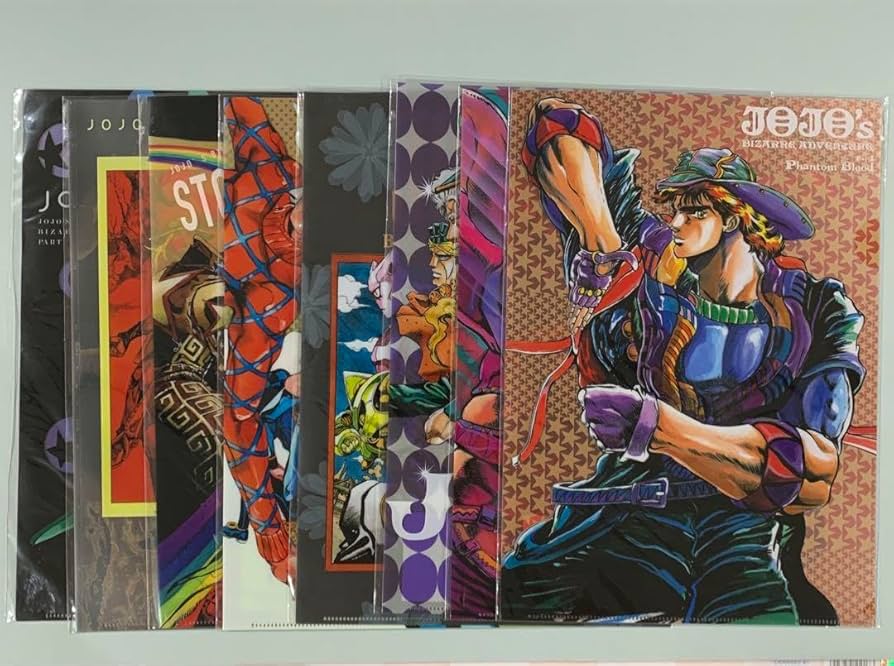 Amazon.co.jp: ジョジョの奇妙な冒険 原画展 クリアファイル 第1部〜第