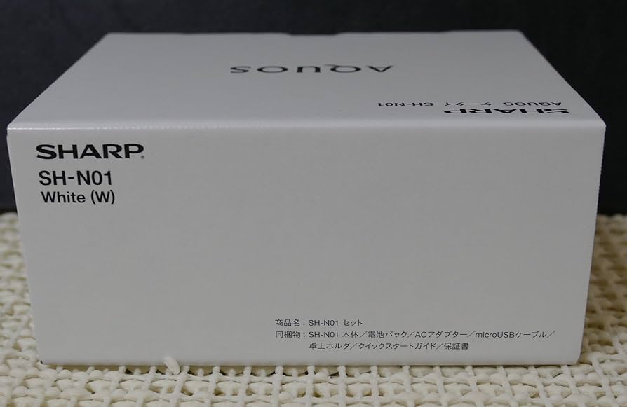 Amazon | シャープ SIMフリー AQUOSケータイ SH-N01（ホワイト） SH