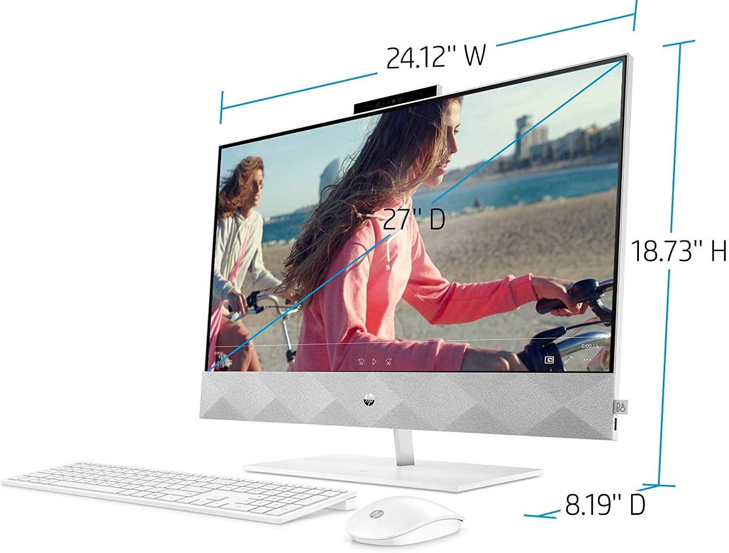 Amazon.co.jp: HP Pavilion オールインワンデスクトップPC、27インチ