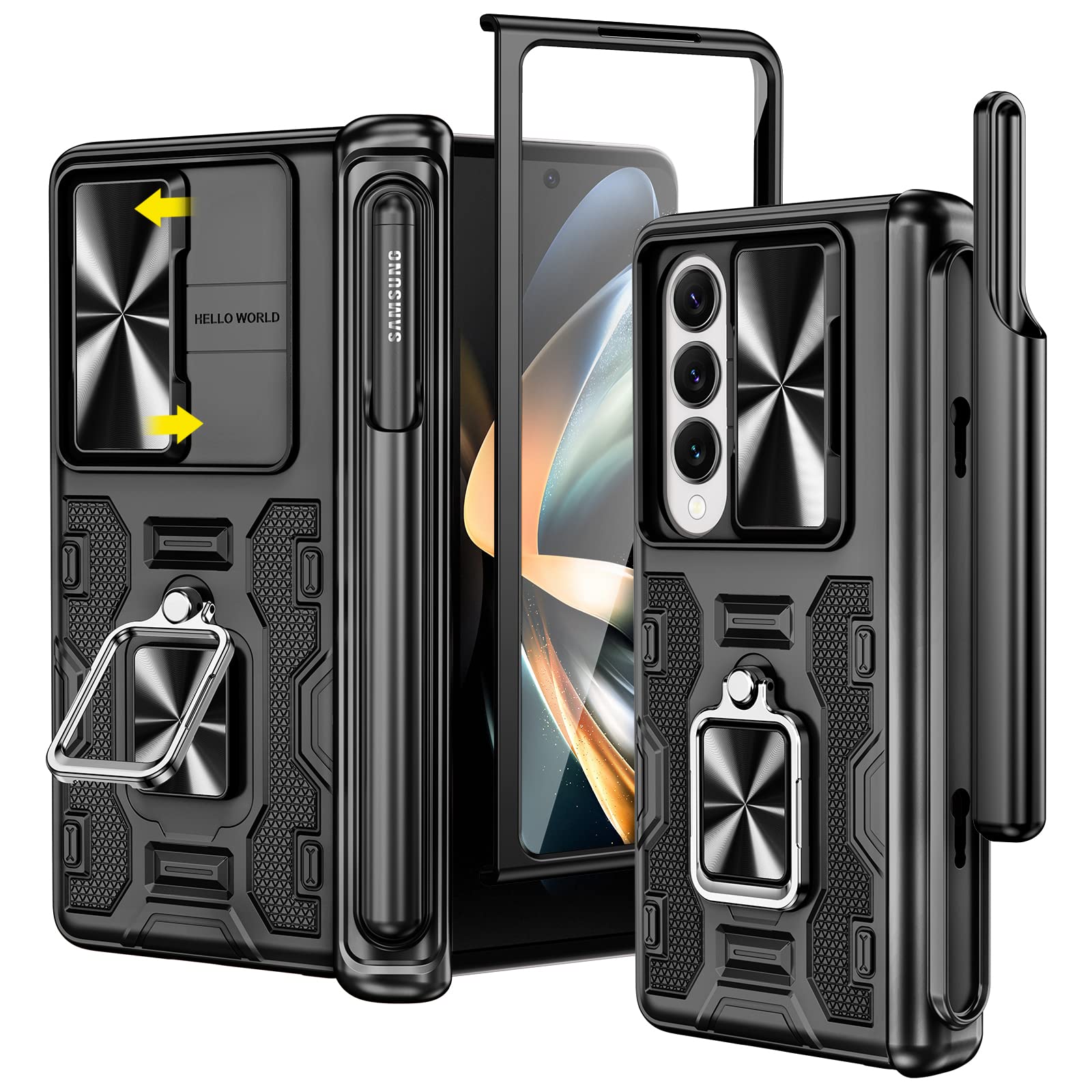 Amazon.com: VEGO for Galaxy Z Fold 4 Case, with [S Pen Holder