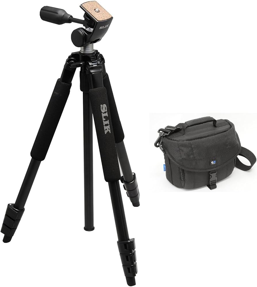 Amazon | SLIK 三脚 スプリント EX II N 4段 旅行用三脚 + aosta