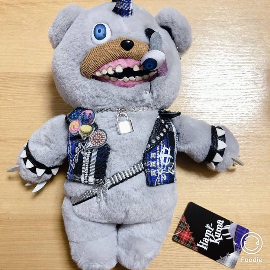 Amazon.co.jp: USJ ユニバ ハミクマパンク ぬいぐるみ ハミクマ : おもちゃ