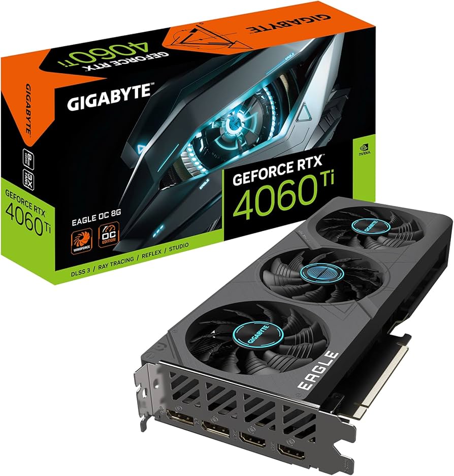 Amazon.com: Gigabyte GeForce RTX 4060 Ti Eagle OC 8G Graphics Card
