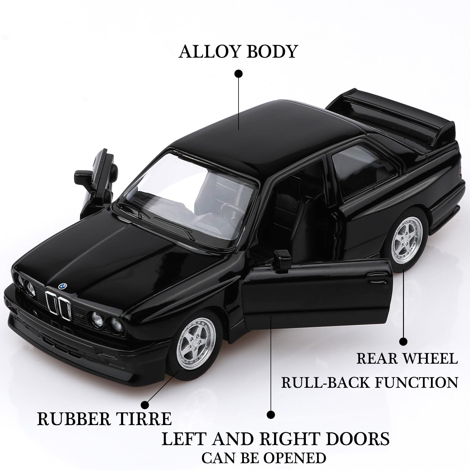 Amazon.com: TOKAXI 1/36 Scale 1987 BMW M3 Diecast Model Cars,Pull