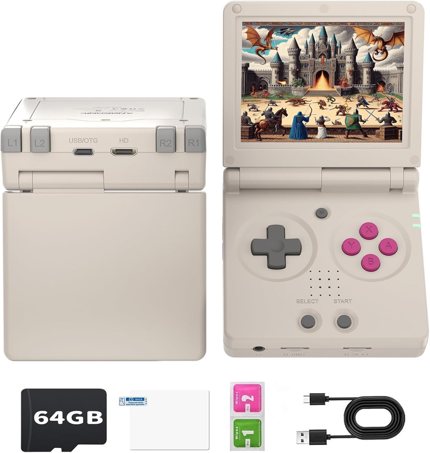 Amazon.co.jp: Anbernic RG35XXSP Flip 携带型ゲーム機 折畳みレトロ