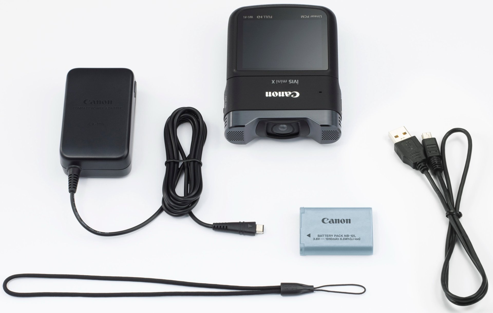 Amazon | Canon デジタルビデオカメラ iVIS mini X 対角約170度 1,280