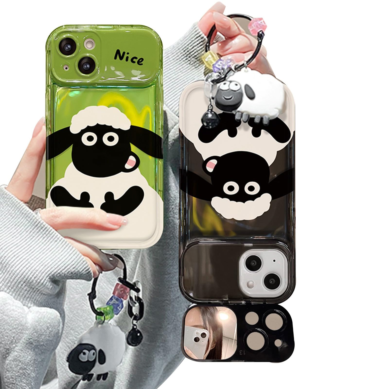 Amazon.co.jp: Arpe かわいい ひつじのショーン スマホケース iPhone