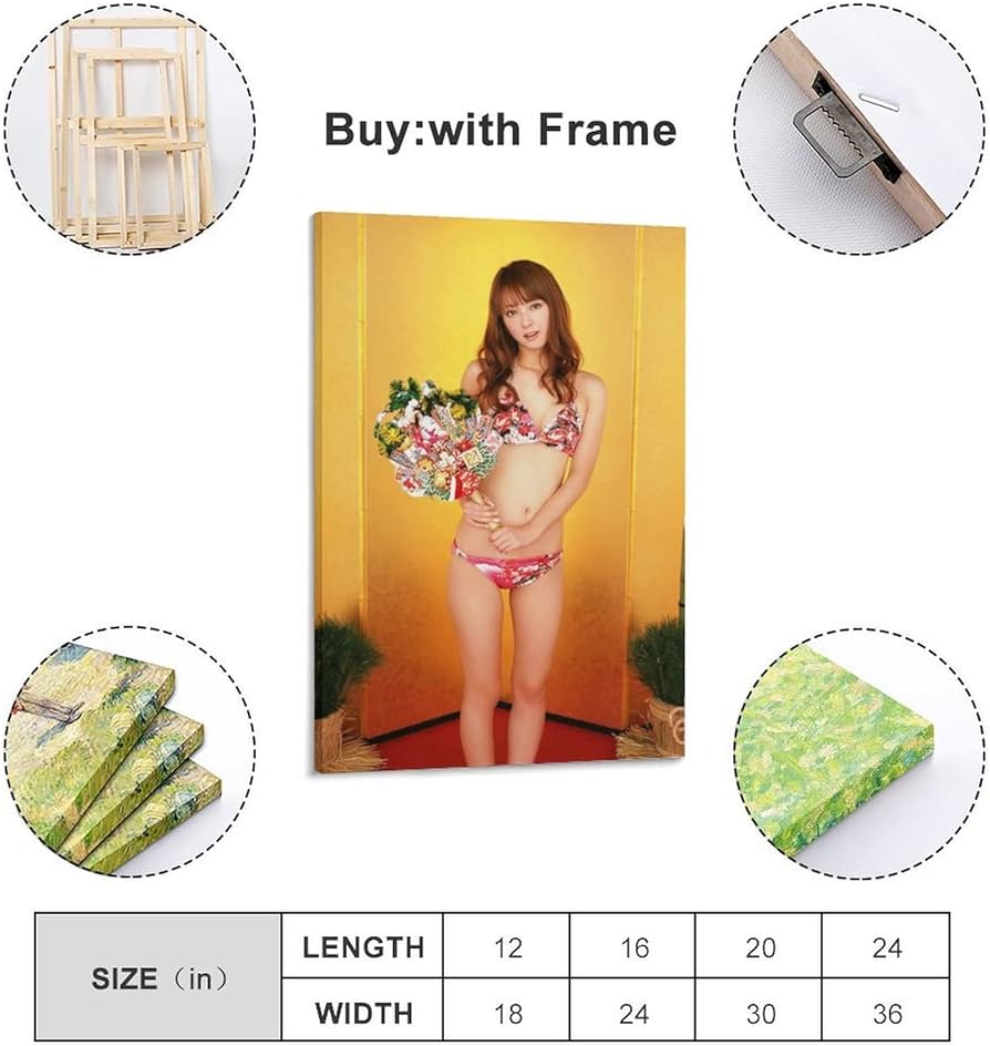 Amazon.co.jp: 佐々木希女優セクシーな写真ポスター水着アートパネル