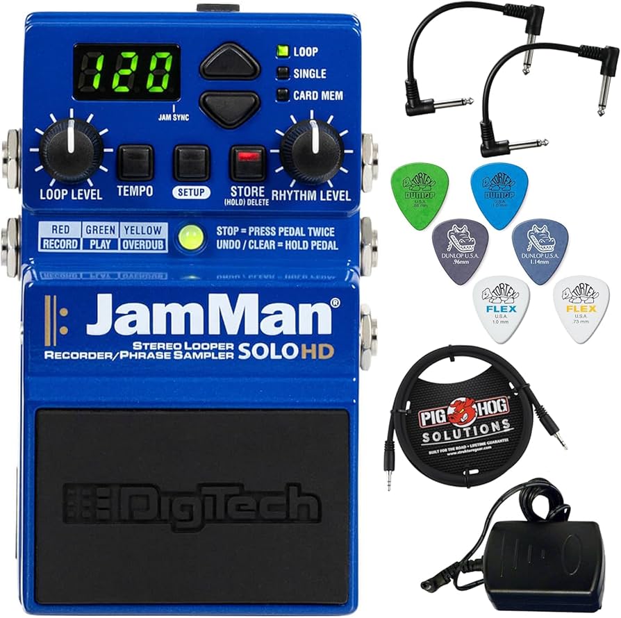 Amazon.com: Briskdrop Digitech JamMan Solo HD Stereo Looper Pedal