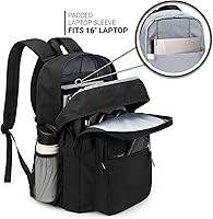 Amazon.com | ZORFIN 36L Black Backpack for College, and Travel