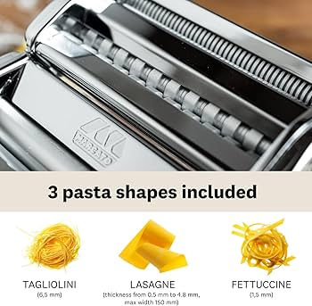 Amazon.com: MARCATO Made in Italy Atlas 150 Classic Manual Pasta