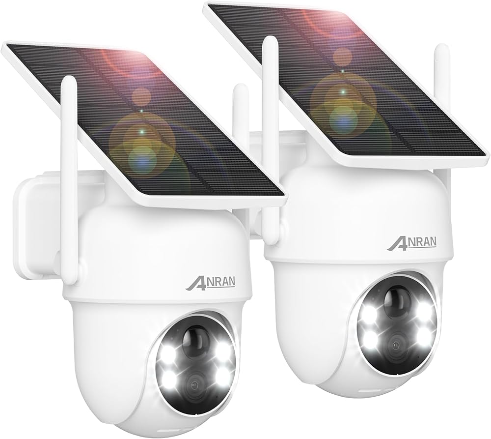 Amazon.co.jp: 【2025年最新ソーラー一体型】 ANRAN 防犯カメラ 屋外