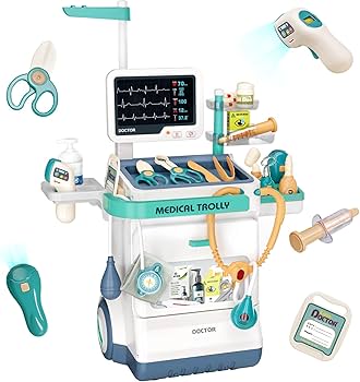 Amazon.com: Jovow Doctor Kit for Kids, Pretend Medical Station Set
