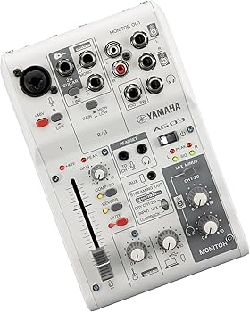 Amazon.com: Yamaha AG03MK2 White 6-Channel Live Streaming Loopback