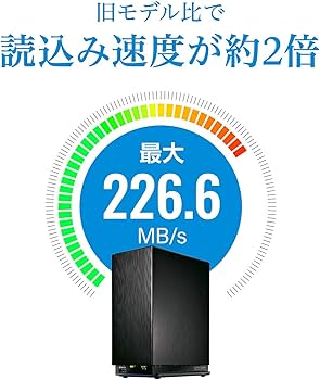 Amazon.co.jp: アイ・オー・データ NAS 4TB デュアルコアCPU 2.5GbE