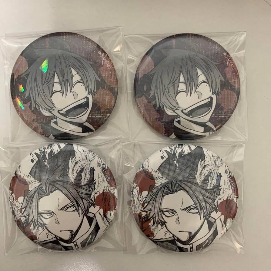 Amazon.co.jp: 桃源暗鬼 一ノ瀬四季 炎鬼 ロフト ホログラム缶バッジ