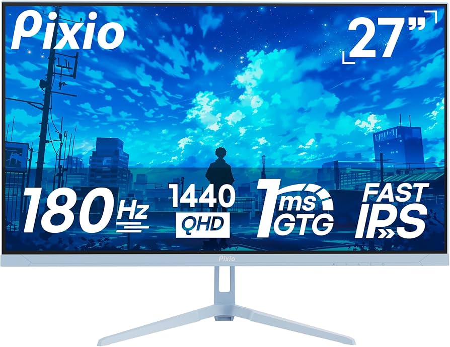 Amazon.com: Pixio PX278 Wave Blue 27 inch 180Hz Refresh Rate Quad