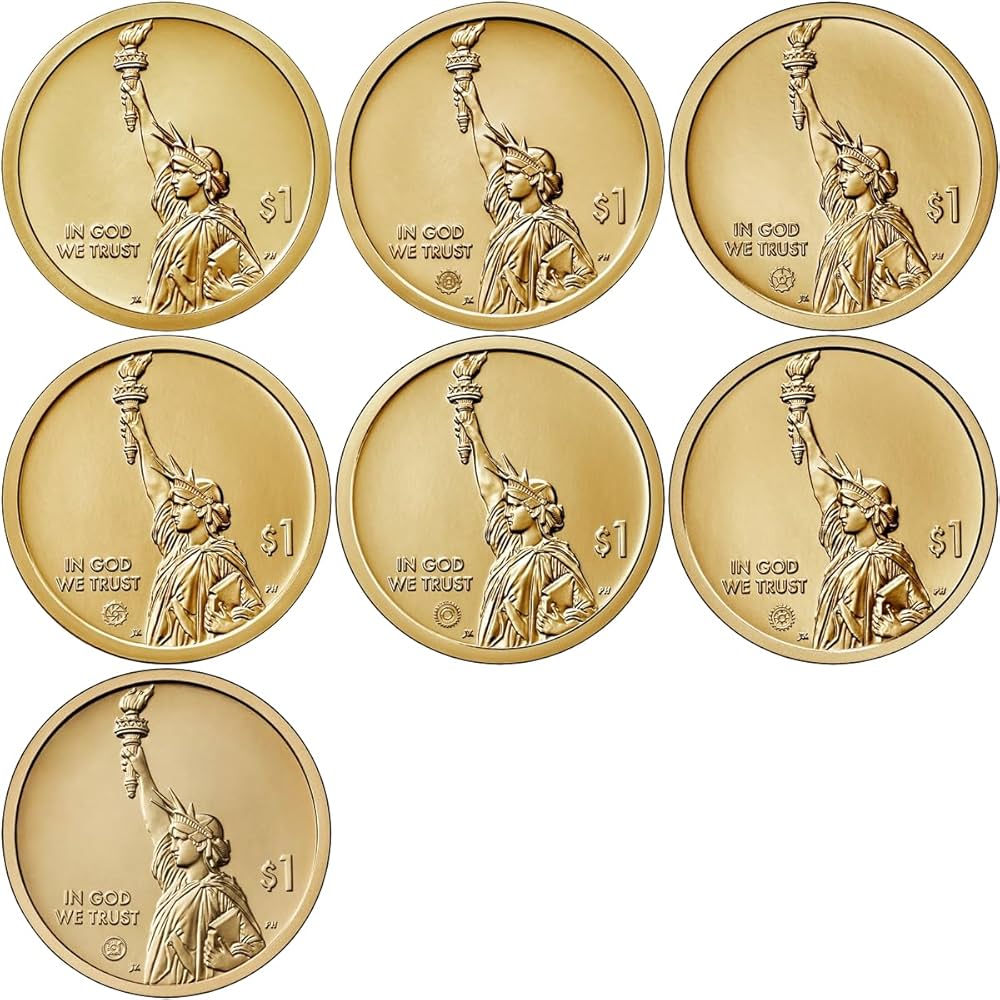 2018 P - 2025 P Mint First 29 Coins of American Innovation Dollars