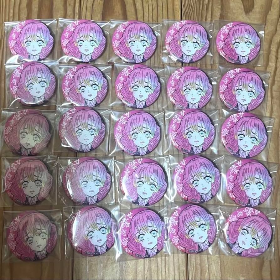 Amazon.co.jp: 鬼滅 甘露寺蜜璃 缶バッジ まとめ売り T7G6 : おもちゃ