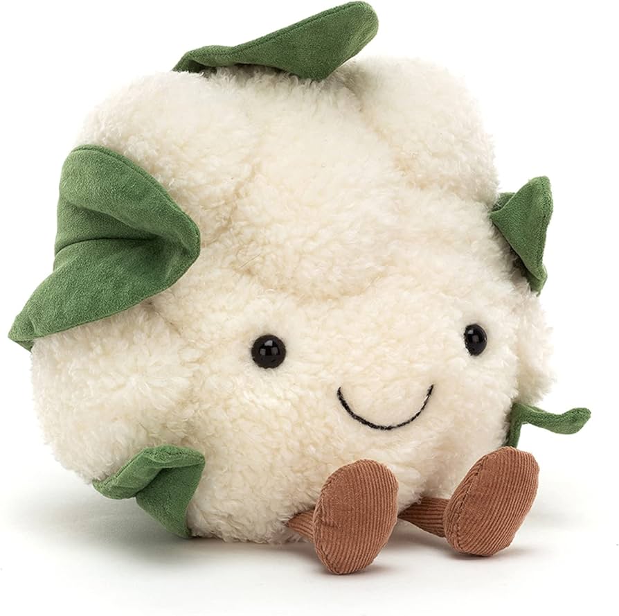 Amazon.co.jp: Jellycat アミューズブル カリフラワー ぬいぐるみ 8