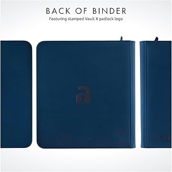 Amazon.com: Vault X 12 XL Pocket Trading Card Zip Binder - 624