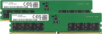 Samsung 64GB (2x32GB) DDR5 5600MHz PC5-44800 CL46 UDIMM 2Rx8 Dual