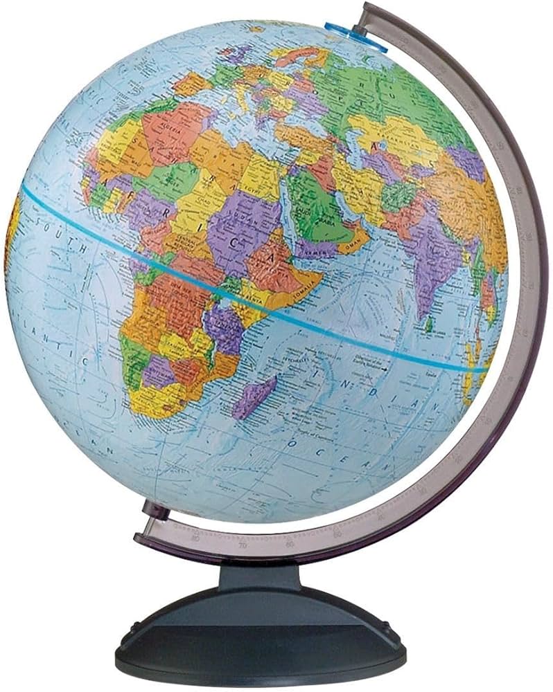 Amazon.com: Replogle Globes Traveler Globe, 12-Inch, Blue : Toys