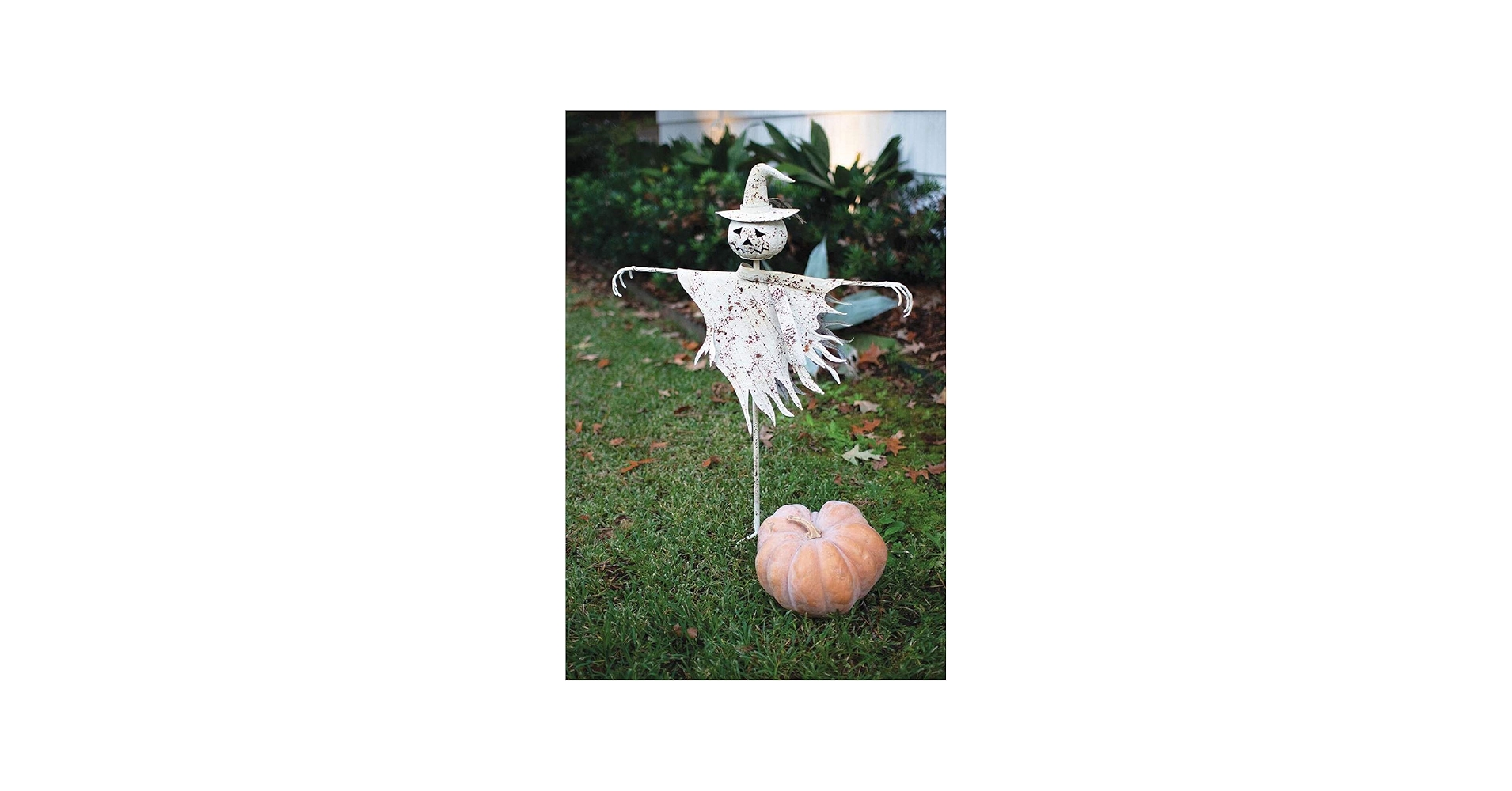 Amazon.com: Kalalou CZG1402 Rustic Metal Scarecrow Yard Stake, 43