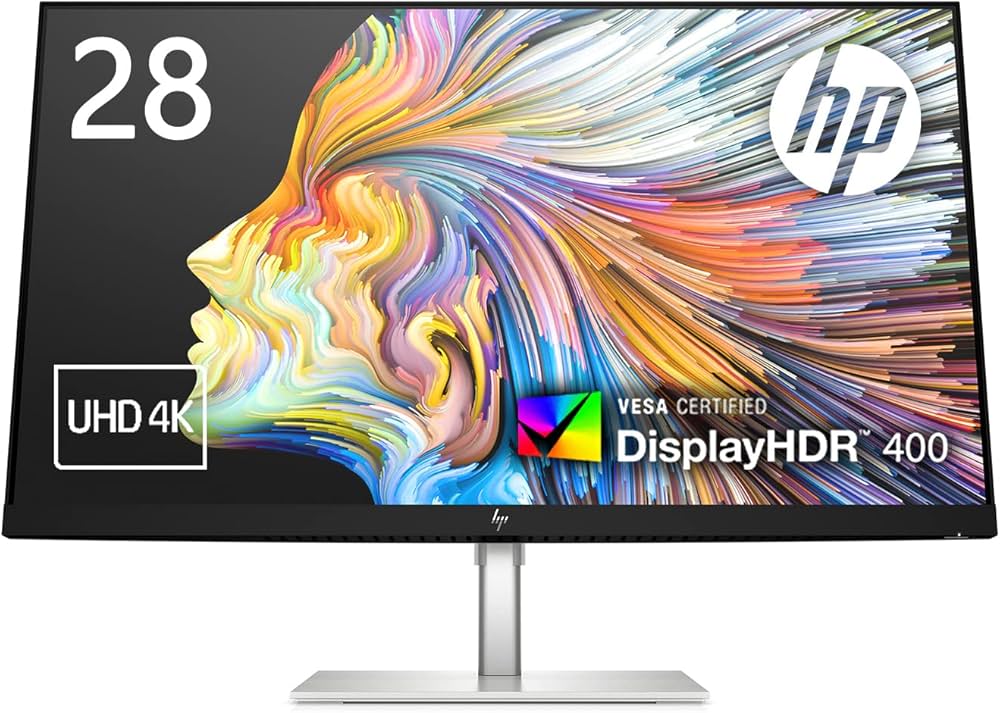 Amazon.co.jp: HP モニター U28 28インチ 4K HDR 超薄型 非光沢IPS