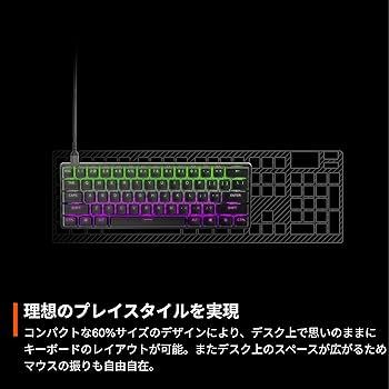 Amazon.co.jp: SteelSeries ラピッドトリガー 搭載 ゲーミング