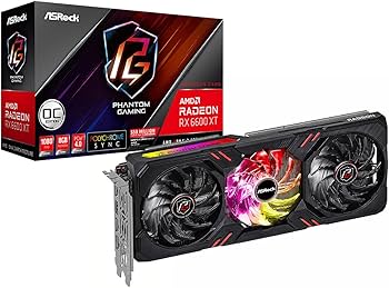 Amazon | ASRock グラフィックボード RX 6600 XT PGD 8GO AMD Radeon