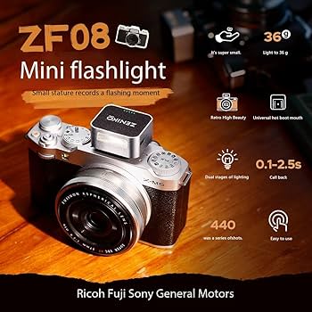 Amazon | ZENIKO ZF08カメラ用ミニフラッシュストロボ GR3/GR3X/Fuji