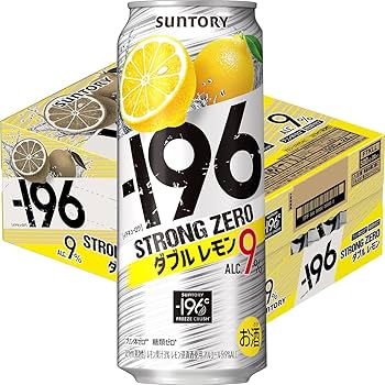 Amazon.co.jp: －196℃ ストロングゼロ ダブルレモン 500ml 24本 [ 6缶