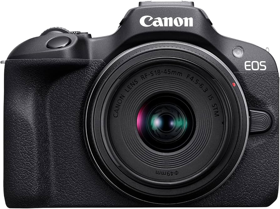 Amazon.com : Canon EOS R100 Mirrorless Camera RF-S18-45mm F4.5-6.3