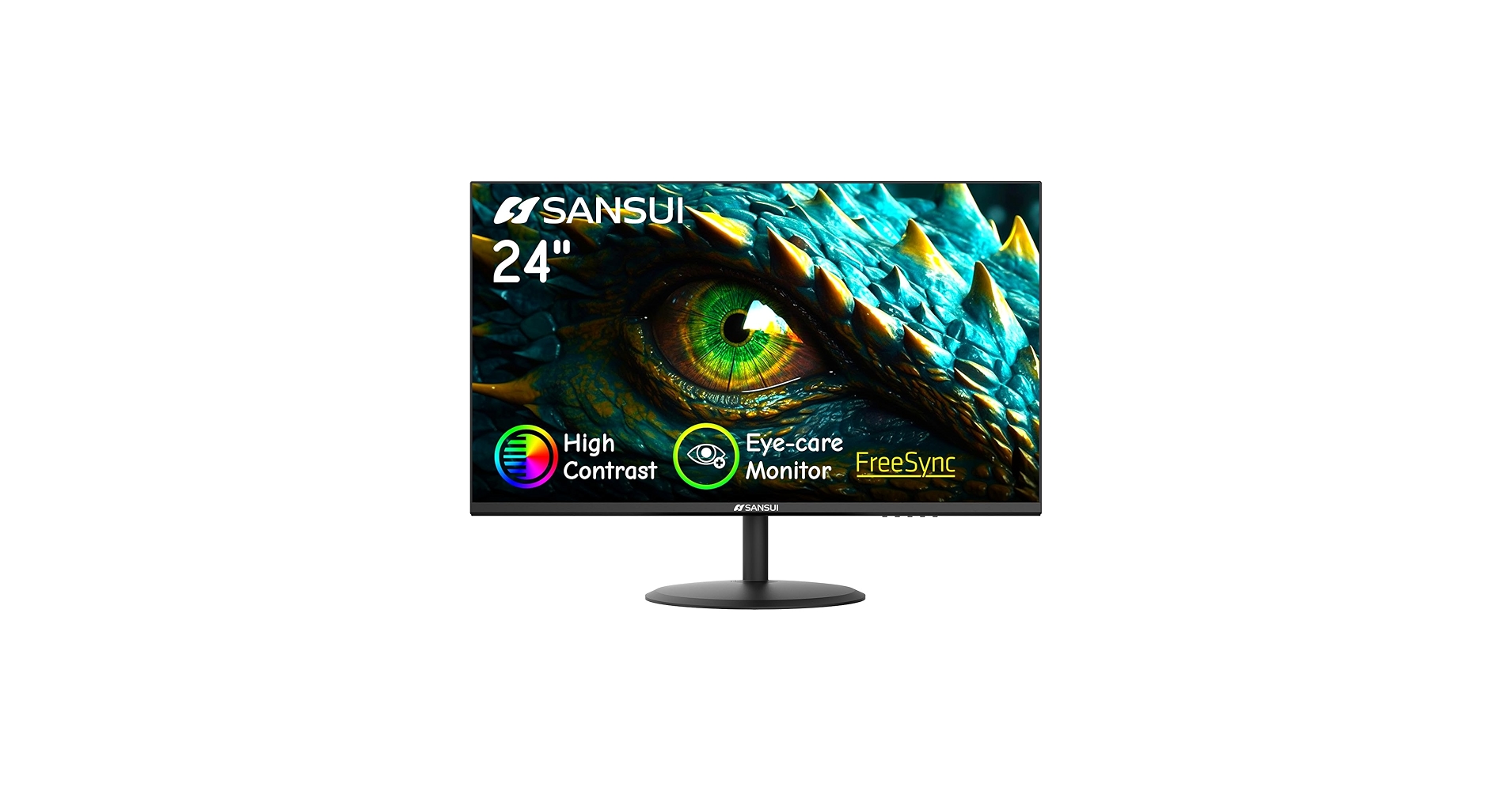 Amazon.com: SANSUI Computer Monitor 24 inch Eye Care FHD 1080P